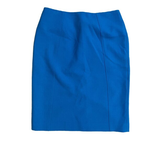 HALOGEN || Royal Blue Pencil Skirt - Size 4 - Picture 1 of 7